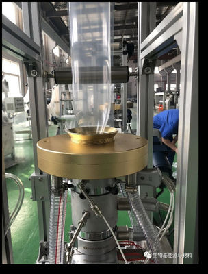 কেনা 1.10kw PE PP PET Lab Film Blowing Machine Electric Heating Mini Blown Film Extruder online manufacture