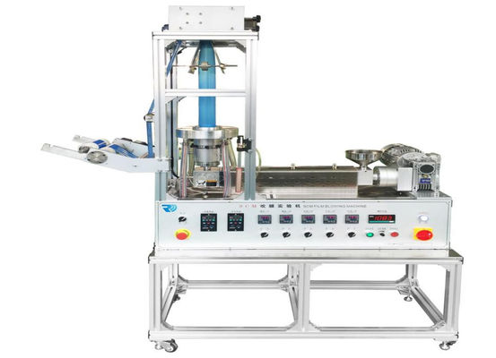 10-60rpm ল্যাবরেটরি ফিল্ম ব্লোয়িং মেশিন কালার মাস্টারব্যাচ ডিসপারসন টেস্টিং মেশিন