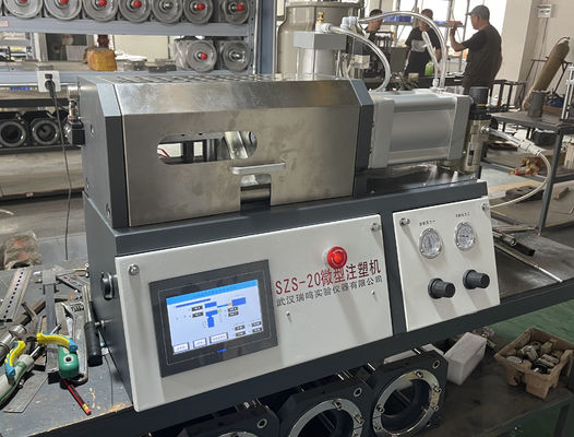 উচ্চ আণবিক উপাদানের জন্য 2.2KW 6kg/H ল্যাব টুইন স্ক্রু এক্সট্রুডার