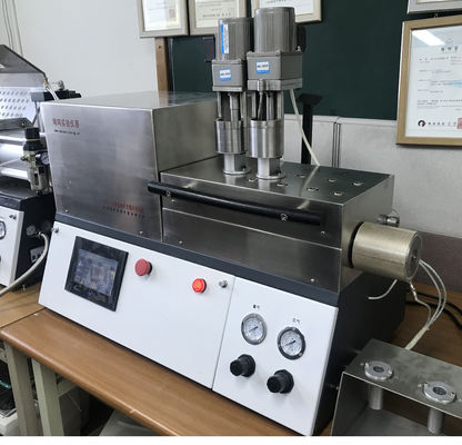 2.2KW থার্মোপ্লাস্টিক ল্যাবরেটরি মিক্সিং এক্সট্রুডার দিয়া 53 মিমি স্ক্রু